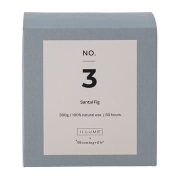 NO. 3 Santal Fig doftljus - 390 g + Giftbox - Illume x Bloomingville