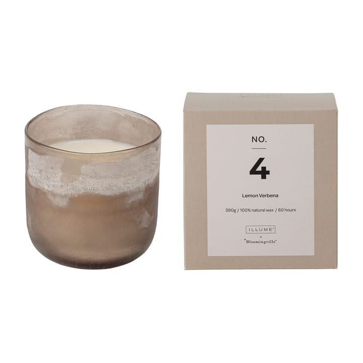 NO. 4 Lemon Verbena doftljus - 390 g + Giftbox - Illume x Bloomingville