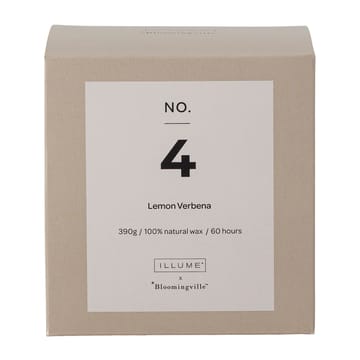 NO. 4 Lemon Verbena doftljus - 390 g + Giftbox - Illume x Bloomingville