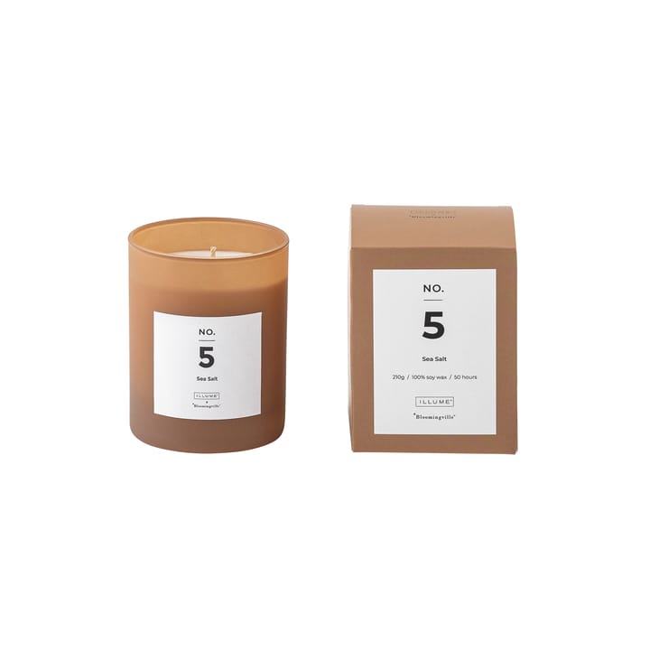 NO. 5 Sea Salt doftljus - 200 g + Giftbox - Illume x Bloomingville