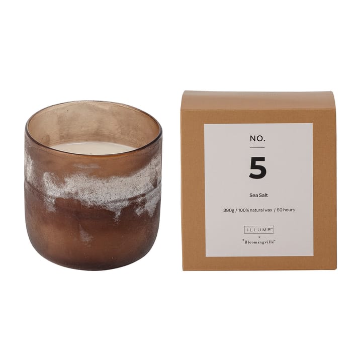 NO. 5 Sea Salt doftljus - 390 g + Giftbox - Illume x Bloomingville