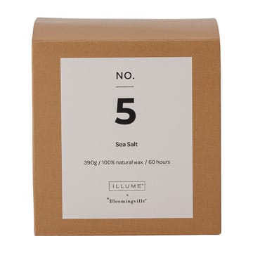 NO. 5 Sea Salt doftljus - 390 g + Giftbox - Illume x Bloomingville