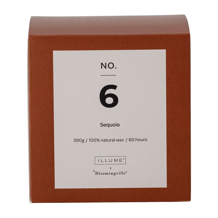 NO. 6 Sequoia doftljus - 390 g + Giftbox - Illume x Bloomingville