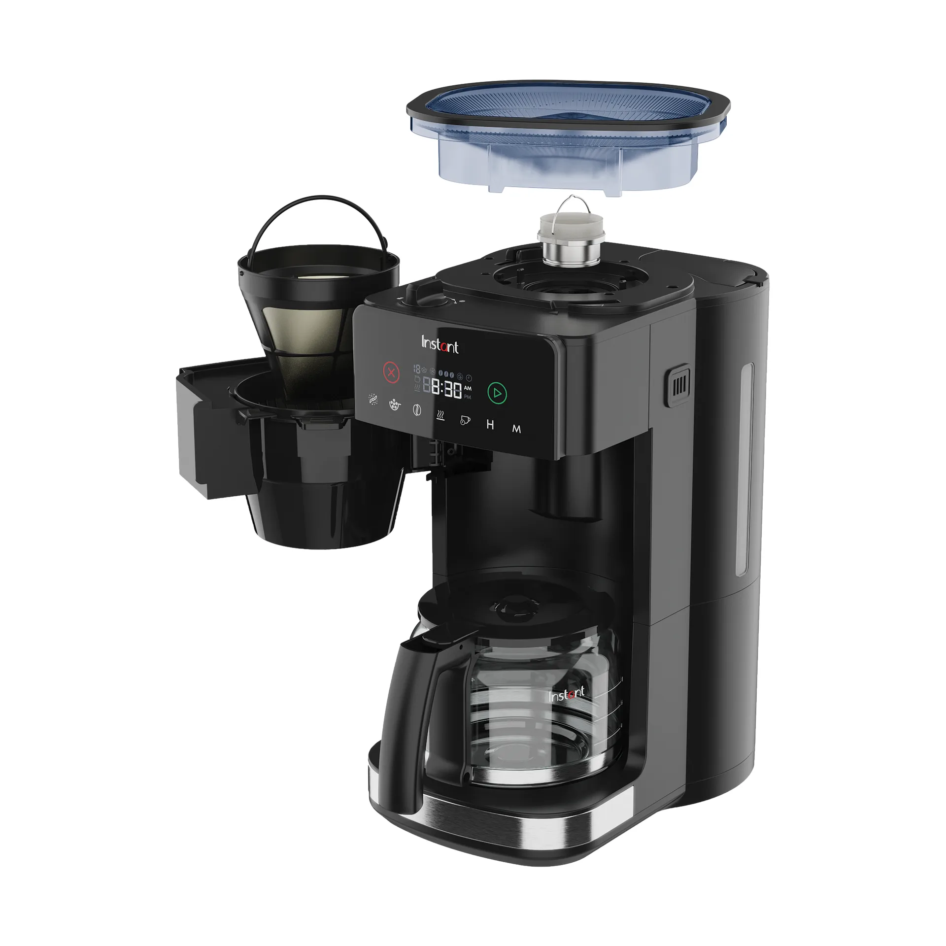 Instant Pot Bean to Cup kaffebryggare, Black Instant Pot