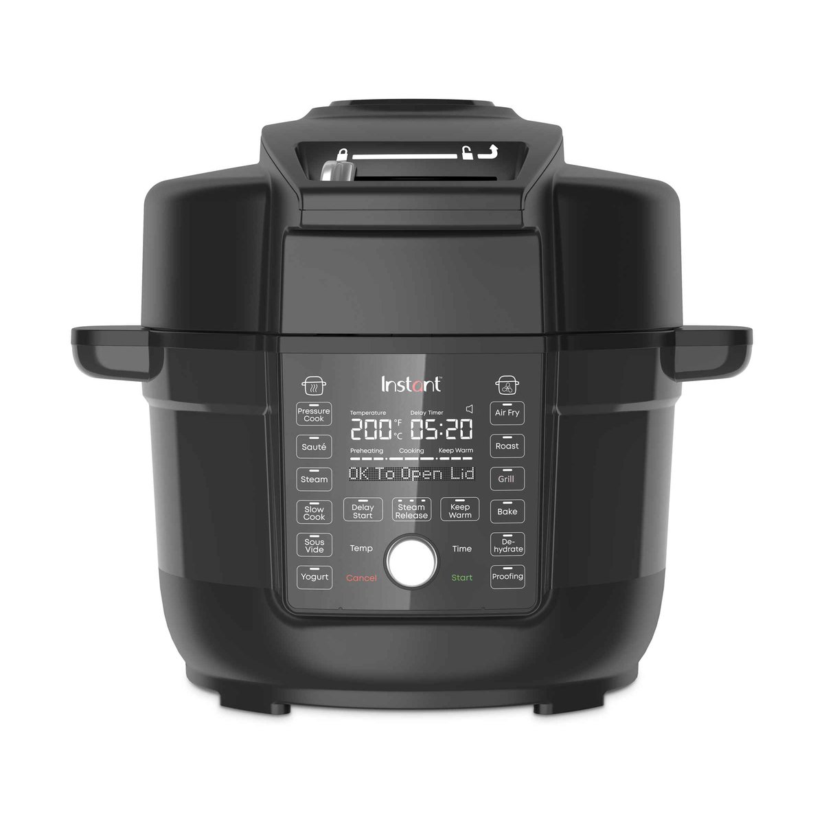 Instant Pot Duo Crisp Ultimate airfryer Lid 6,2 L Black