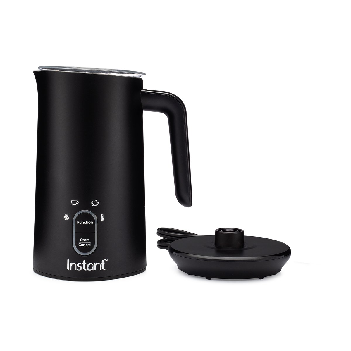Instant Pot elektrisk mjölkskummare plus Black | Skandinavisk Design | Handvispar | Svart