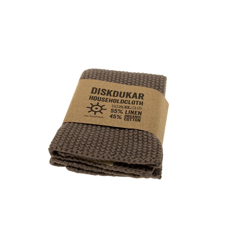 Iris Hantverk Diskduk Brun | Skandinavisk Design | Disktrasor & Diskborstar |