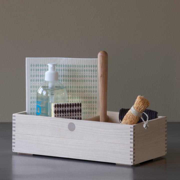Iris hantverk förvaringsbox med handtag - Björk-vit - Iris Hantverk
