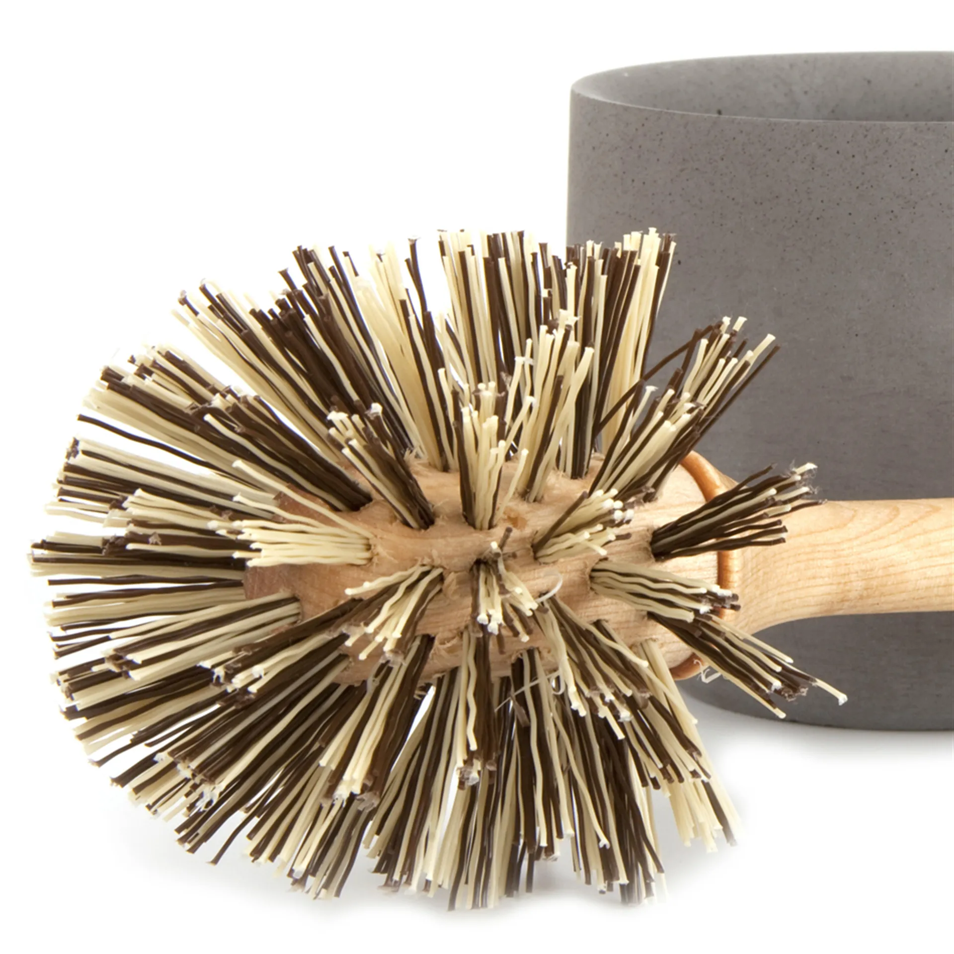 Iris hantverk toalettborste, björk-grå kopp Iris Hantverk