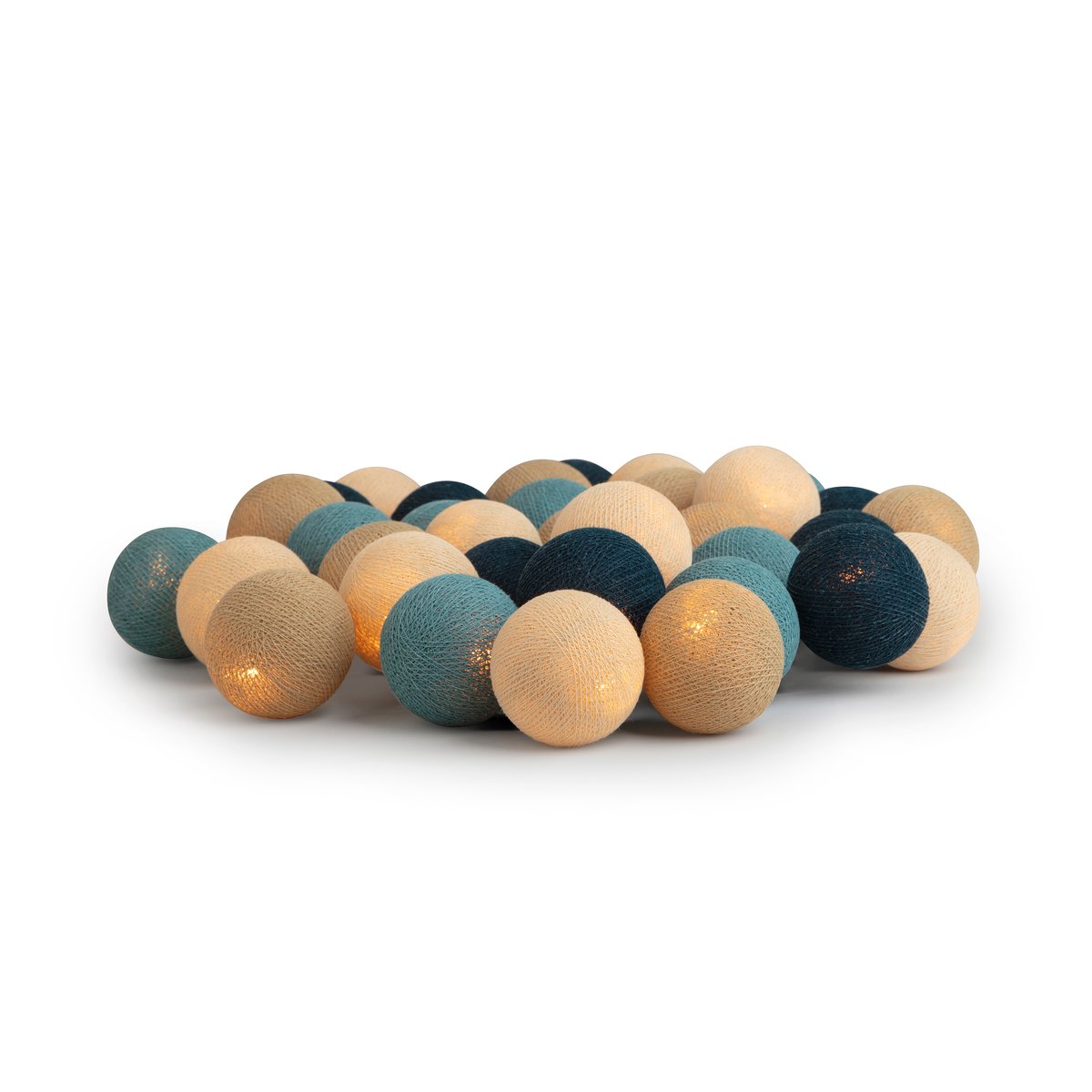 Irislights Atlantic ocean 20 bollar | Skandinavisk Design | Ljusslingor & Dekorationsbelysning | Beige