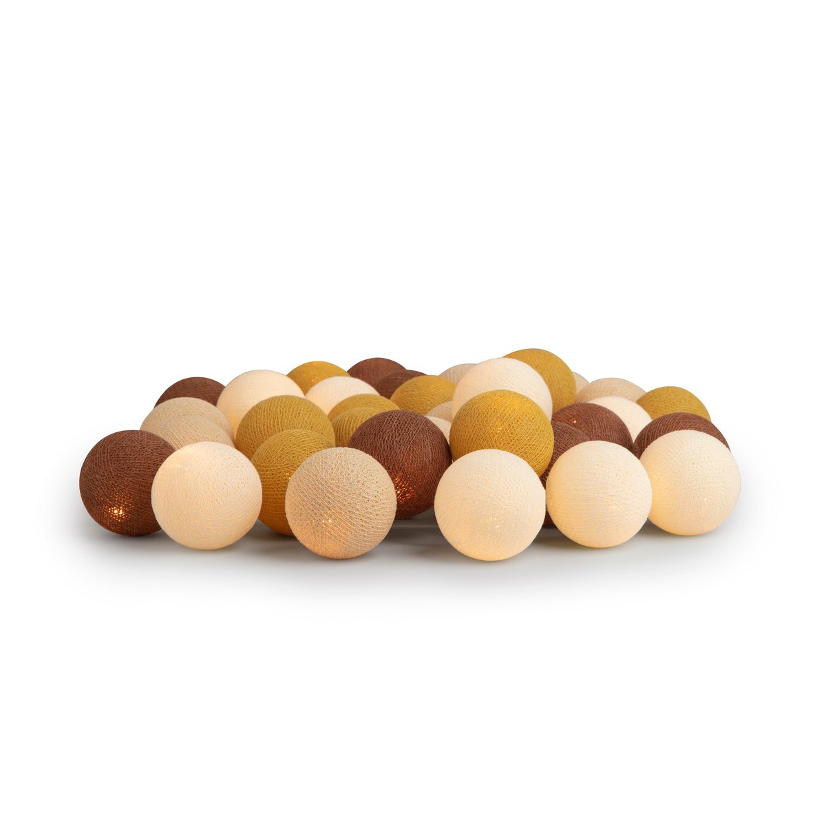 Irislights Biscotti 20 bollar | Skandinavisk Design | Ljusslingor & Dekorationsbelysning | Beige