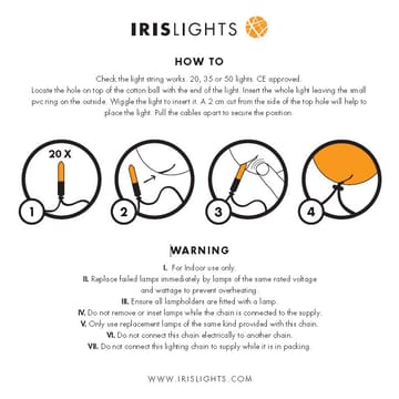 Irislights Cantaloupe - 35 bollar - Irislights
