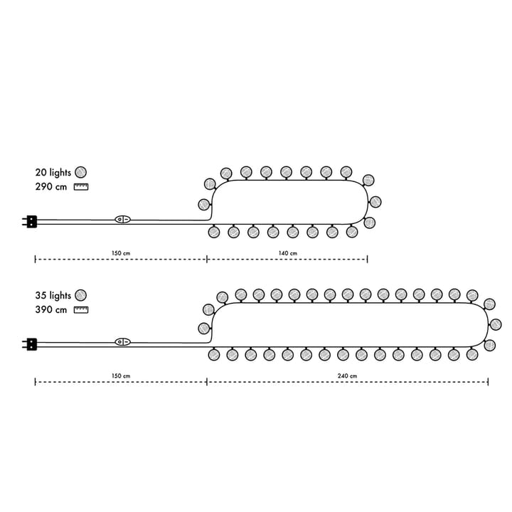 Irislights Graphic Grey - 20 bollar - Irislights