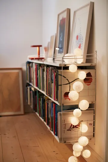 Irislights ljusslinga - Butter yellow, 35 bollar - Irislights