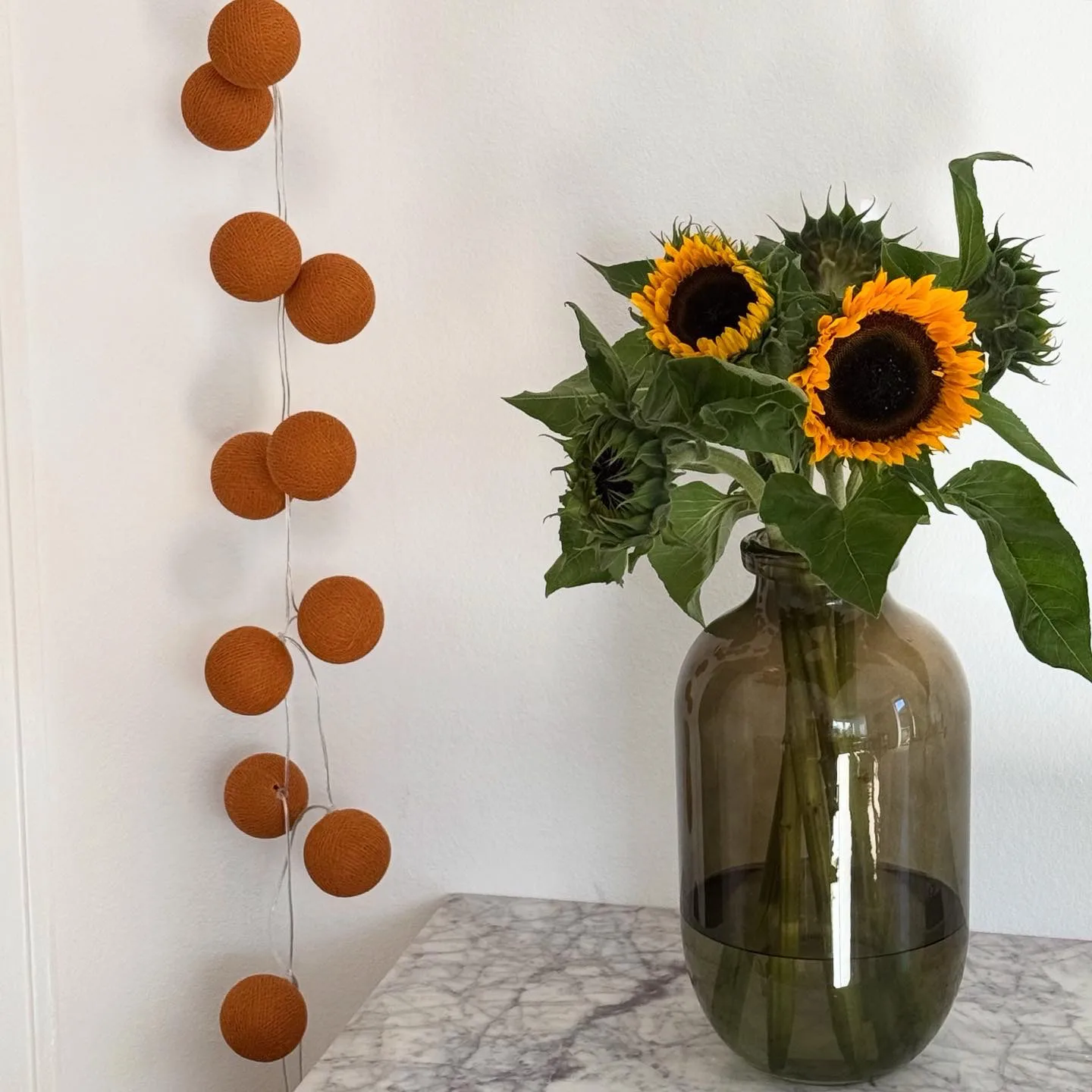 Irislights ljusslinga, Terracotta, 35 bollar Irislights