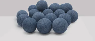 Irislights ljusslinga - Vintage blue, 20 bollar - Irislights