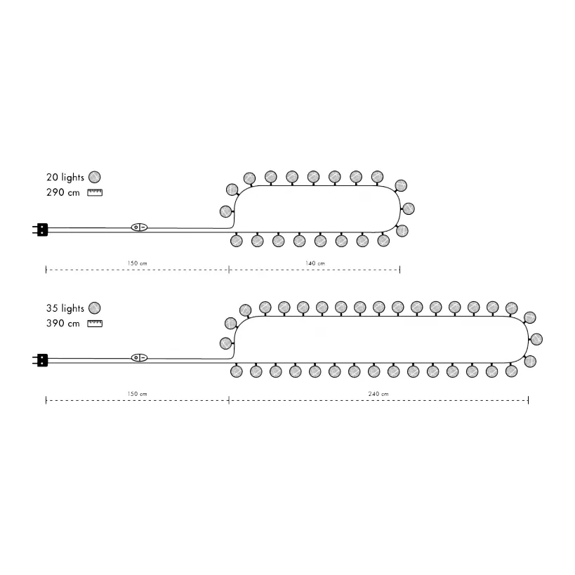 Irislights Moonlight, 20 bollar Irislights
