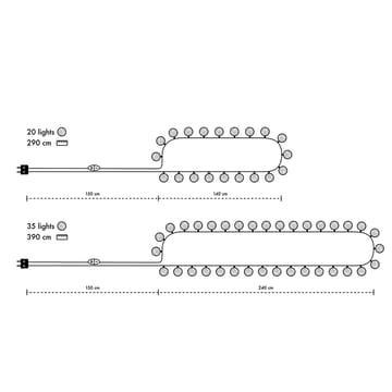 Irislights Pure White - 35 bollar - Irislights