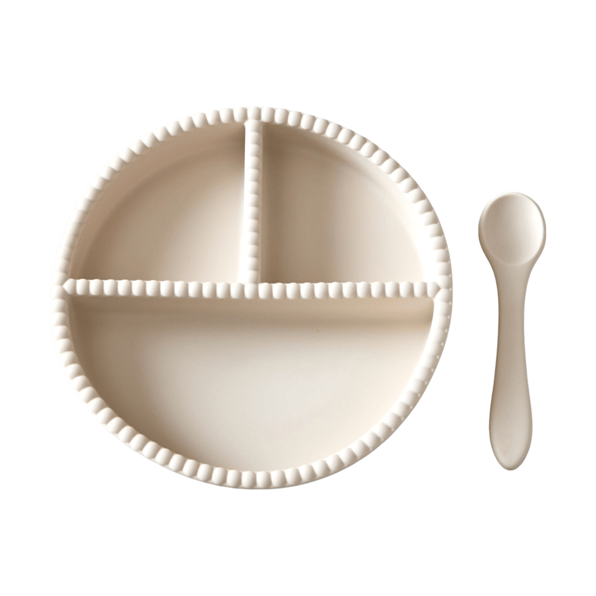 Jack o Juno Little Bubble barnservis 2 delar Cream | Skandinavisk Design | Serviser & Startset | Beige