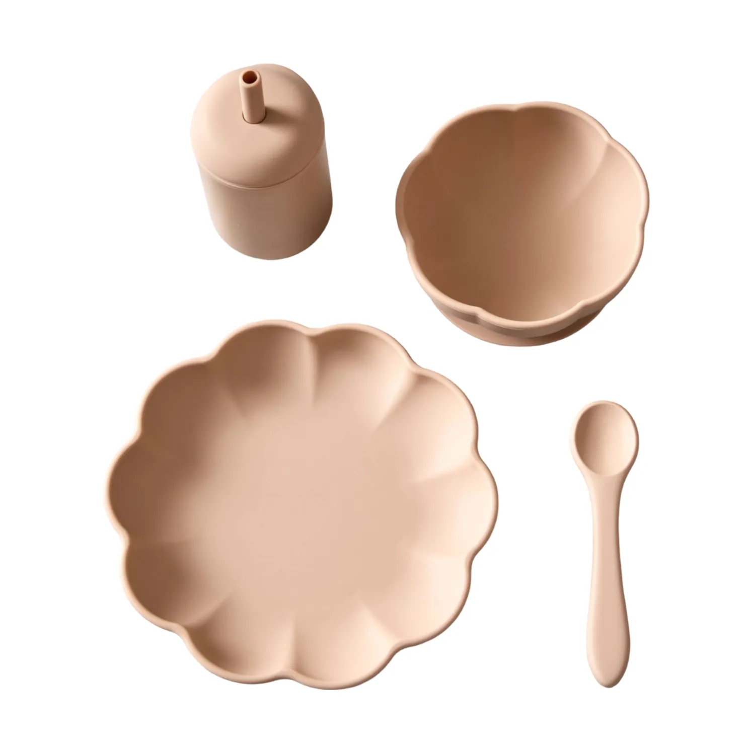 Little Poppy barnservis 4 delar, Oatmeal
