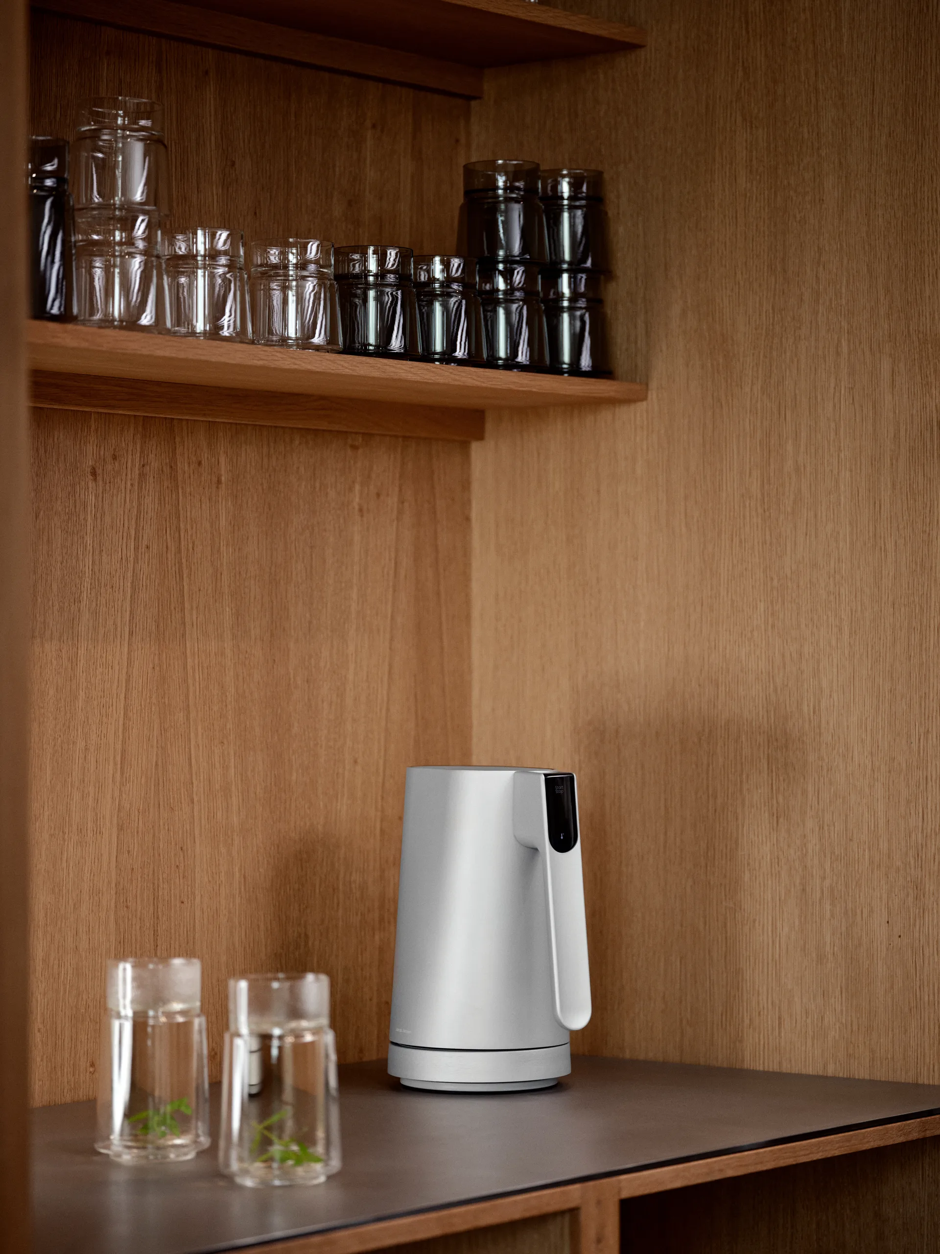 Jacob Jensen elektrisk vattenkokare 1,2 liter, Silver Jacob Jensen