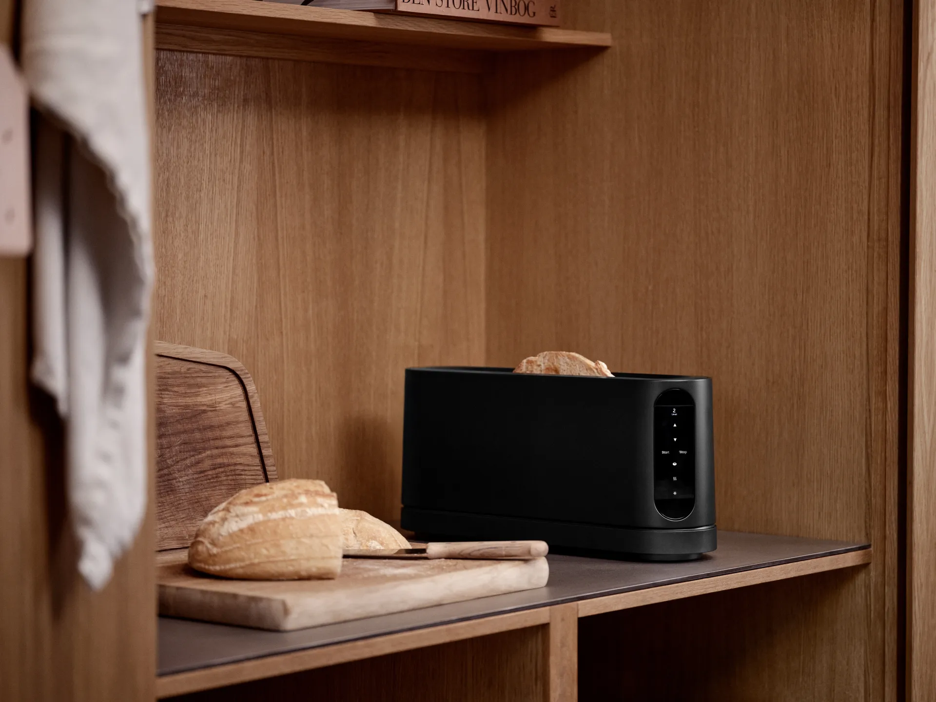 Jacob Jensen long slot brödröst, Black Jacob Jensen