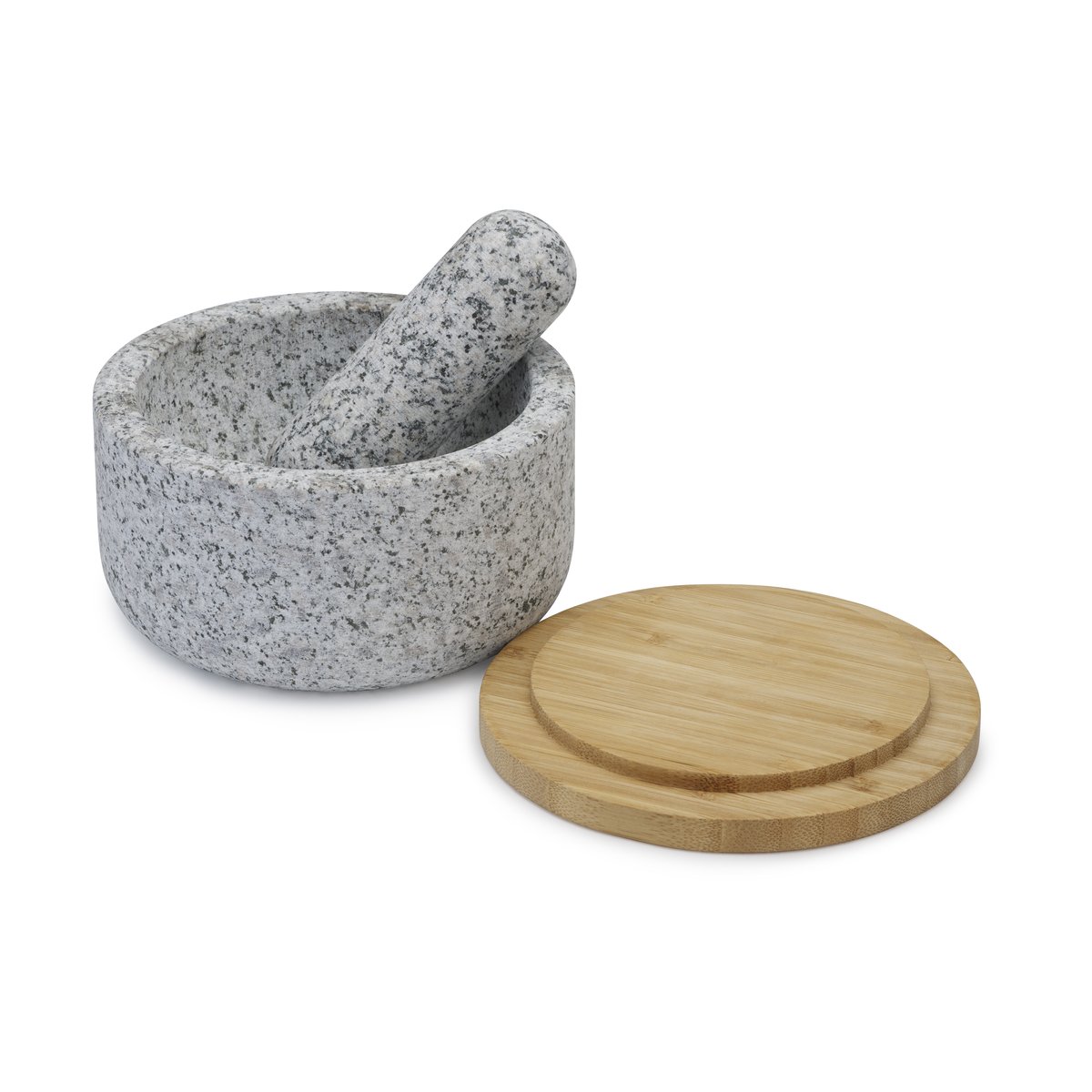 Joseph Joseph Dash mortel 15,5 cm Granit-bambu | Skandinavisk Design | Mortlar | Grå