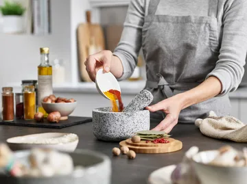 Dash mortel Ø15,5 cm - Granit-bambu - Joseph Joseph