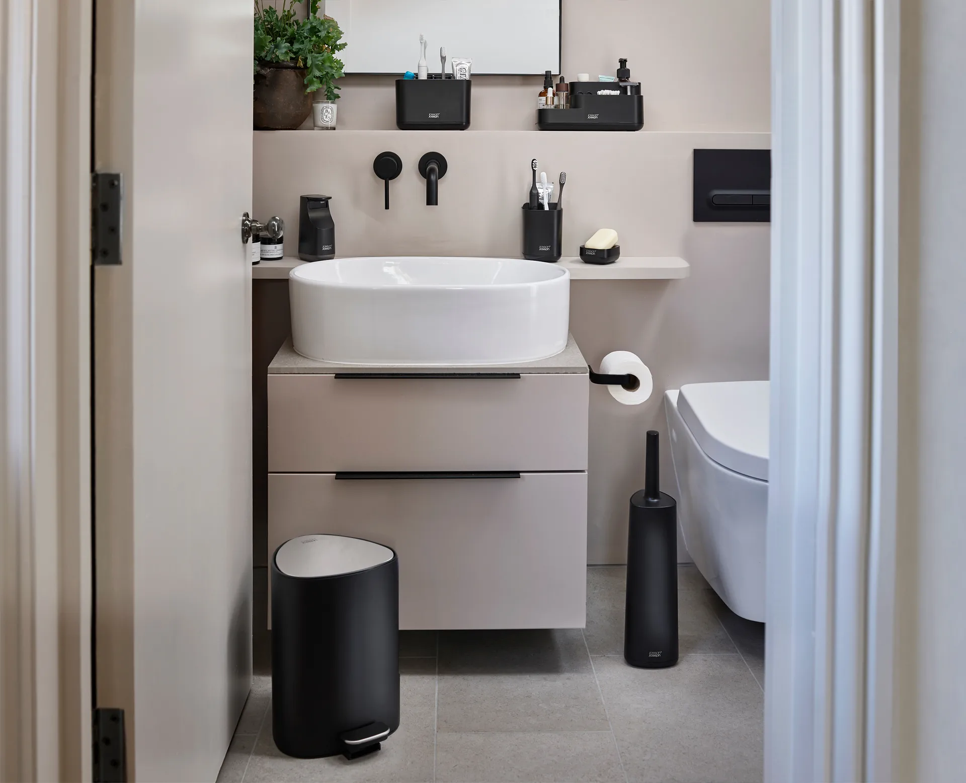 Easystore handfatsorganiserare 24,8 cm, Svart Joseph Joseph