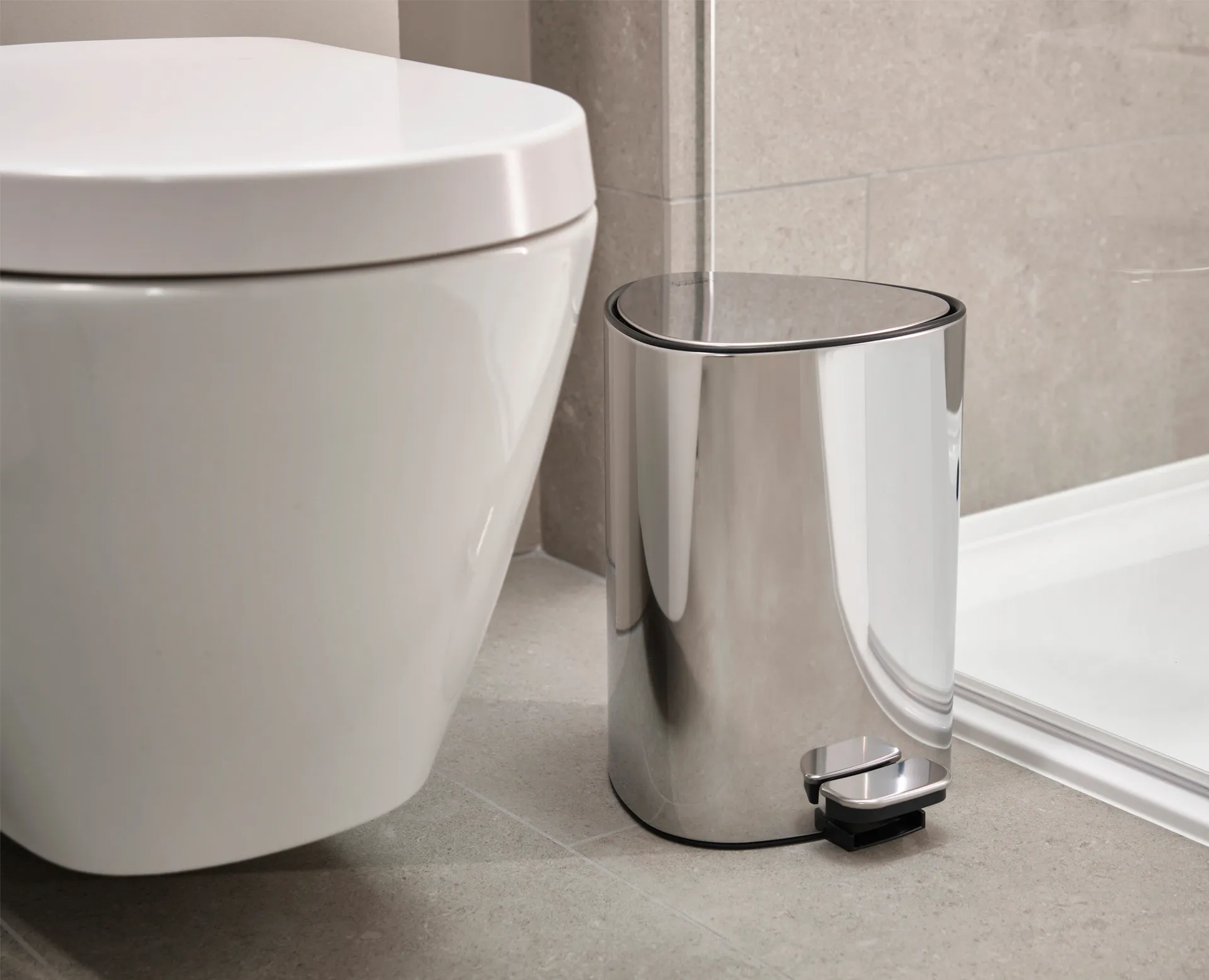 Easystore luxe pedalhink 5 L, Rostfritt stål Joseph Joseph