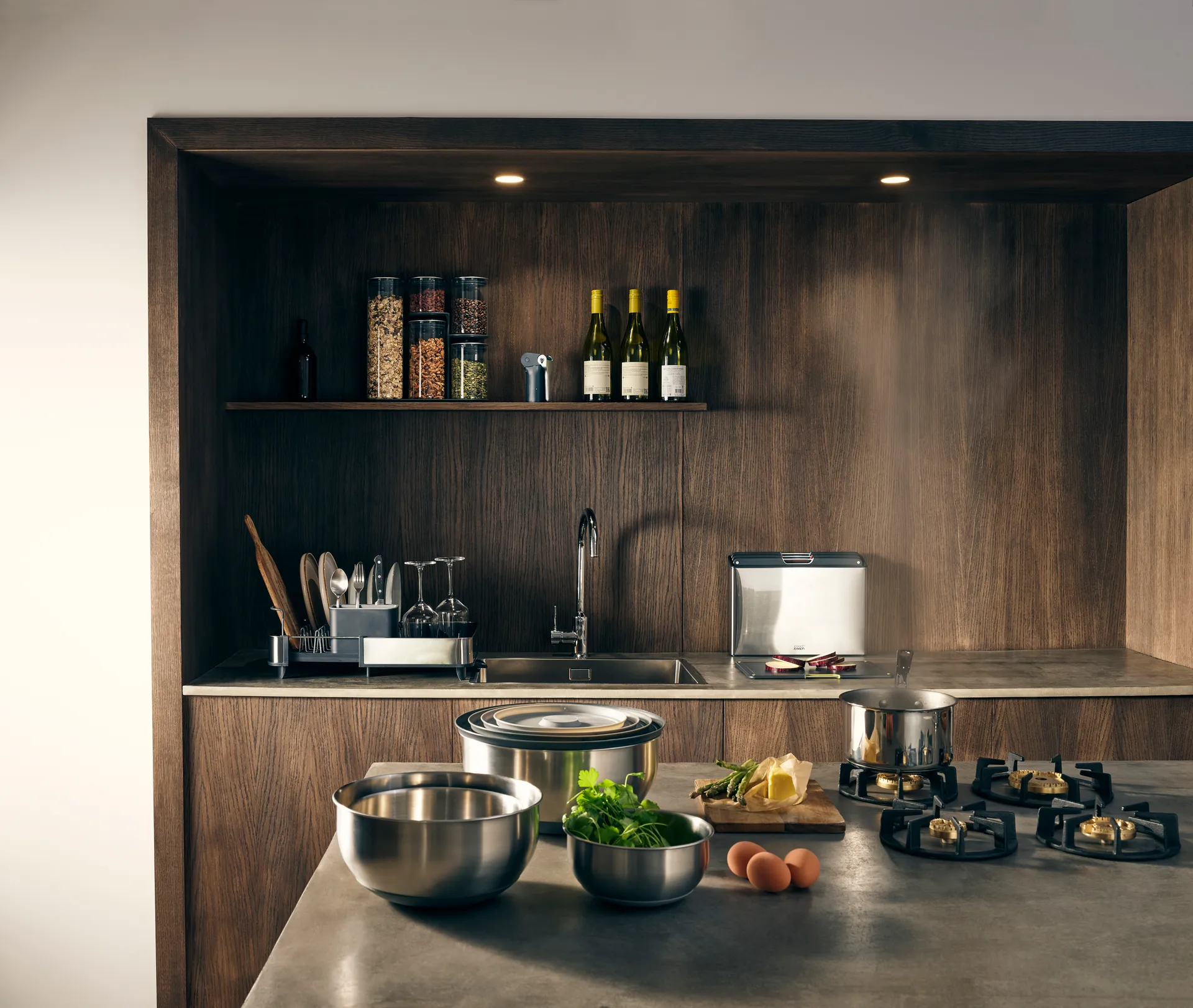 Folio steel skärbräda 4 delar, Stål Joseph Joseph