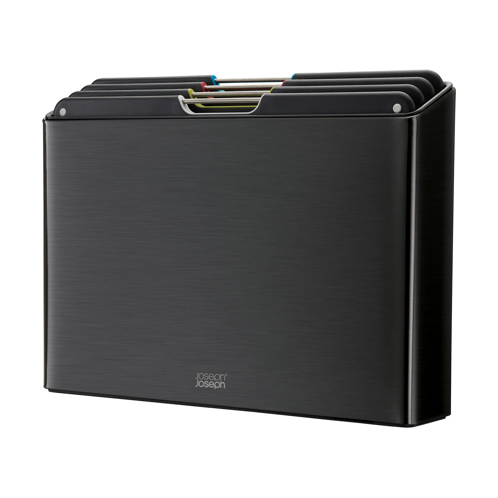 Folio steel skärbräda 4 delar, Svart Joseph Joseph