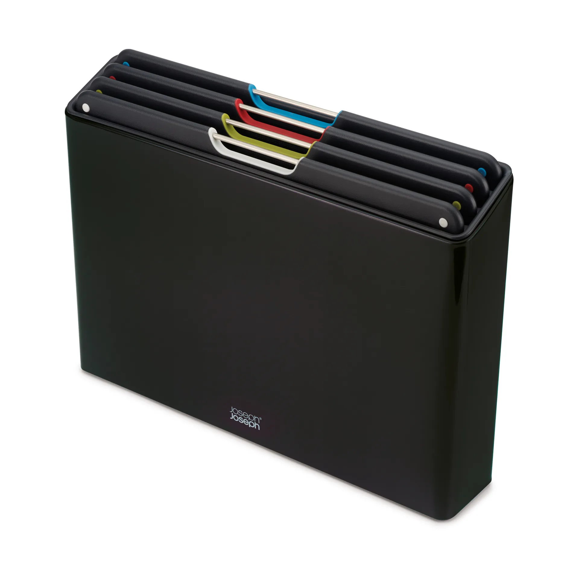 Folio steel skärbräda 4 delar, Svart Joseph Joseph