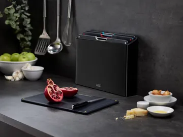 Folio steel skärbräda 4 delar - Svart - Joseph Joseph