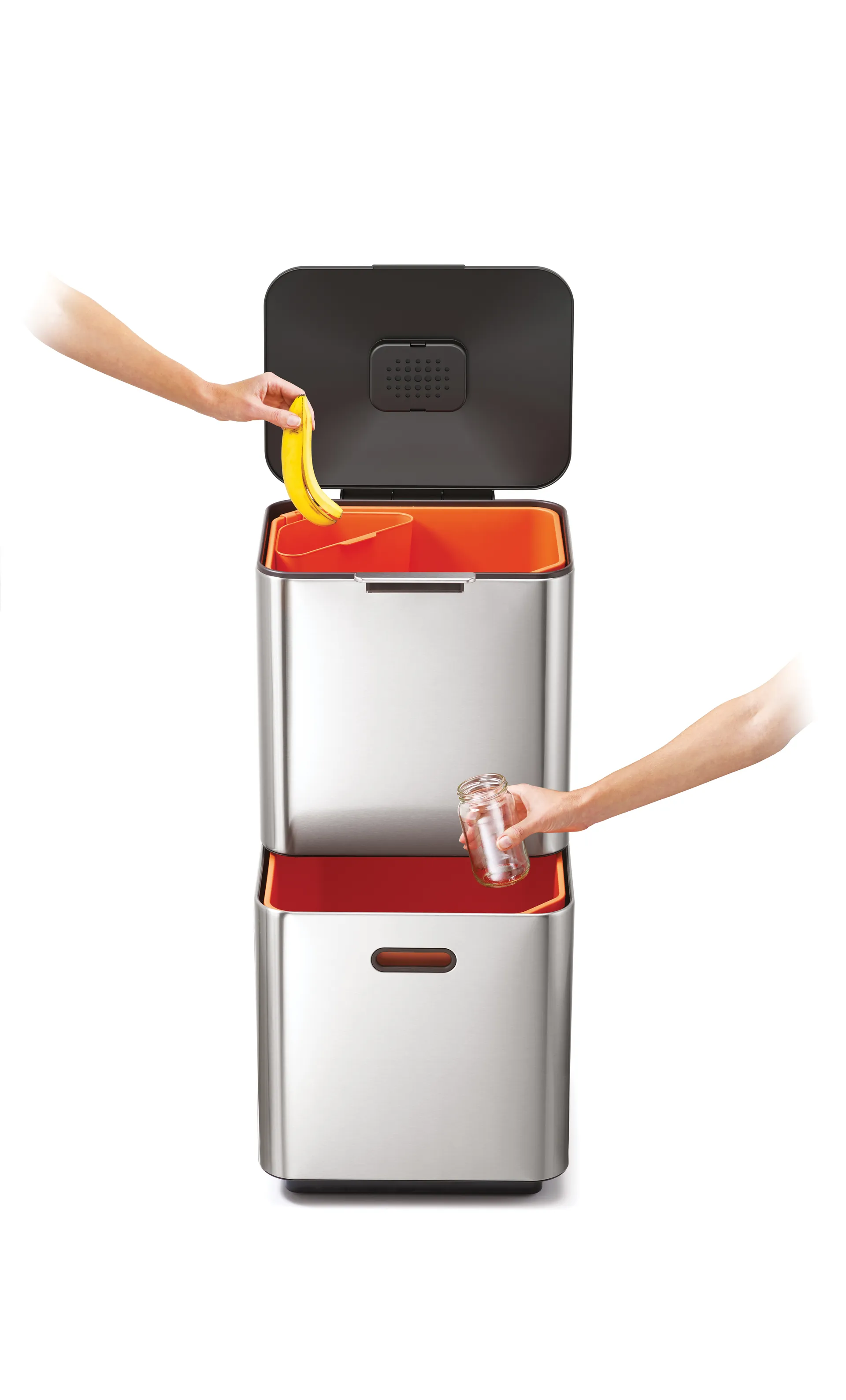 Joseph Joseph Totem Max soptunna 60 L, Stainless steel Joseph Joseph