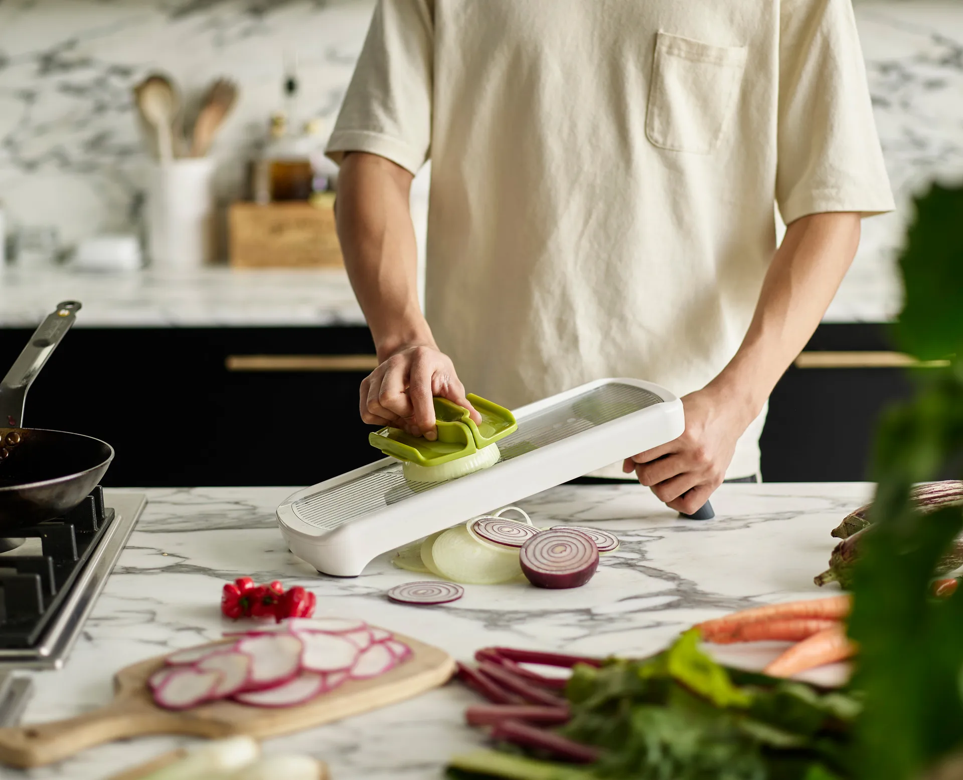 Multi grip mandolin 42 cm, Vit Joseph Joseph