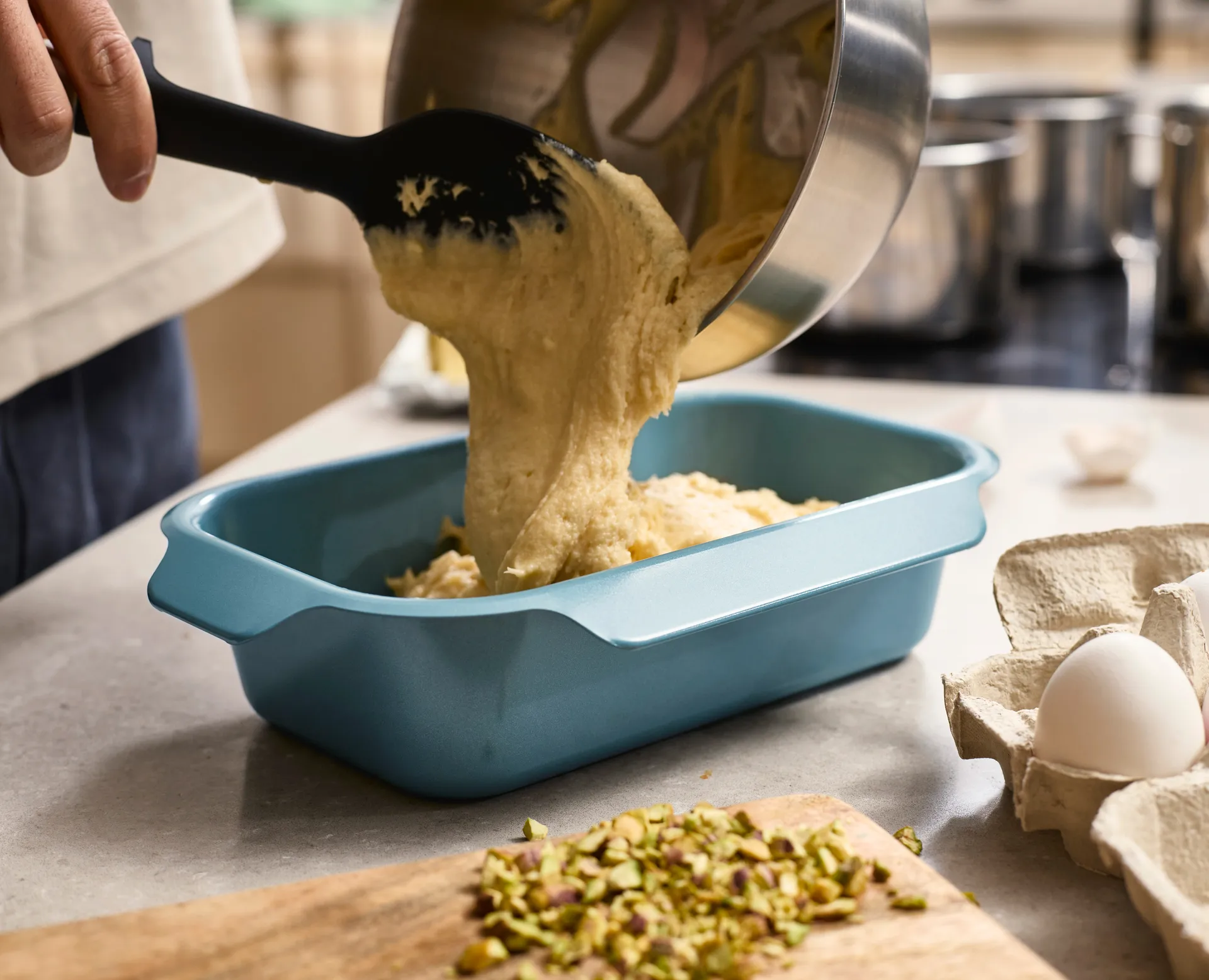 Nest bake brödform 30 cm, Blå Joseph Joseph