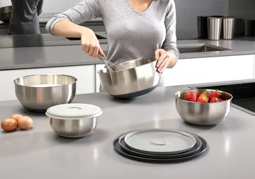 Nest prep & store skålar 8 delar - Stål - Joseph Joseph