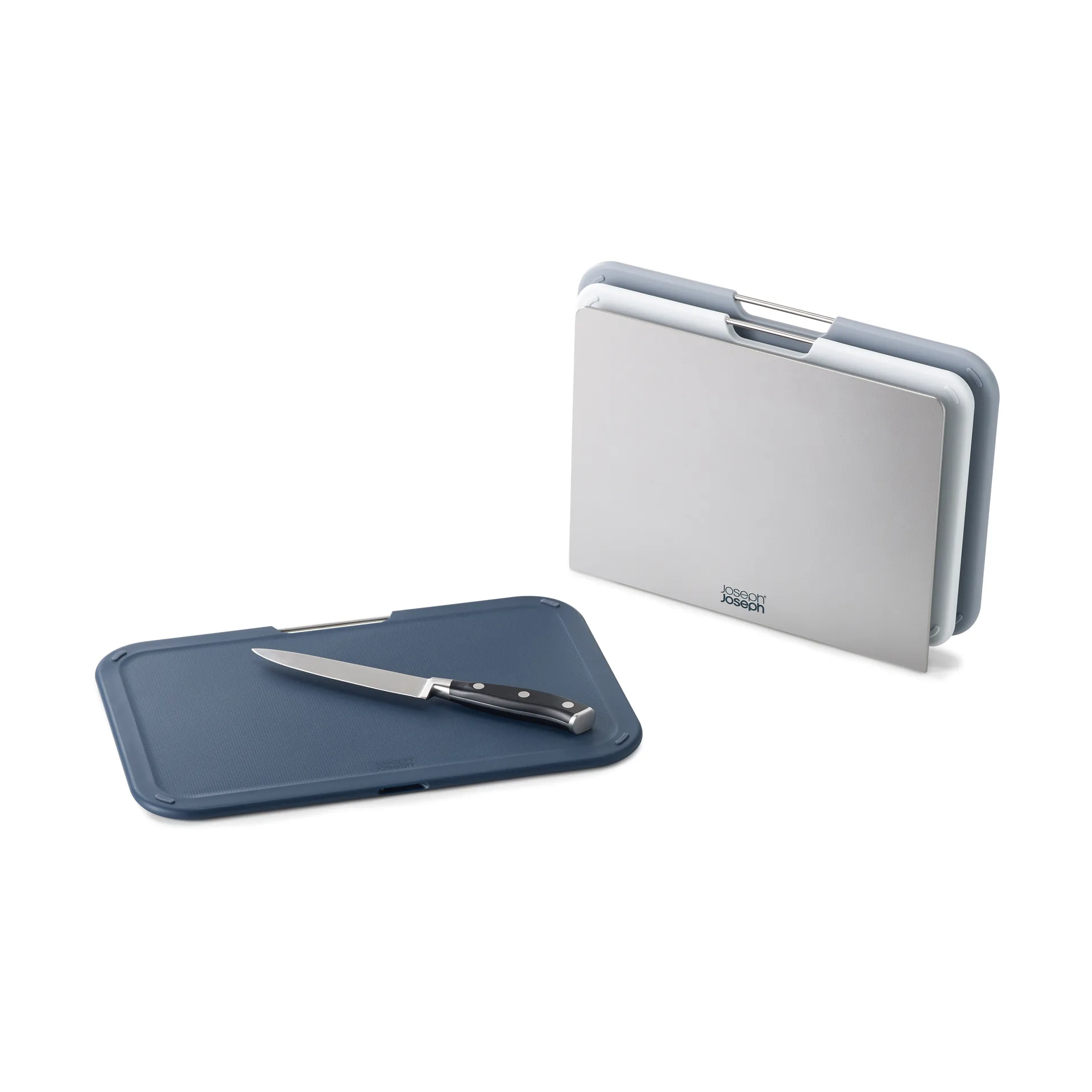 Nest skärbräda regular 3 delar, Grå Joseph Joseph