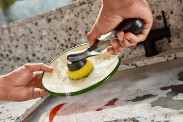 Sinktech diskborste med ersättningshuvud - Clear - Joseph Joseph