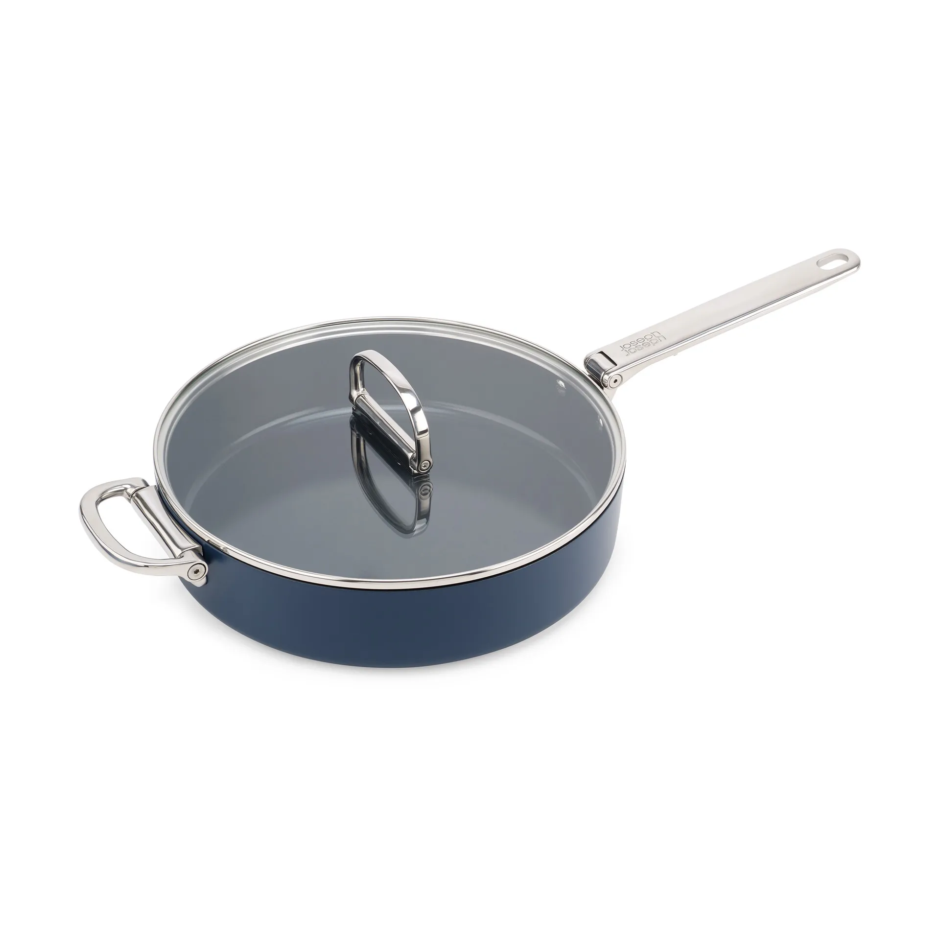 Space non stick kastrull med lock Ø28 cm, Blå Joseph Joseph