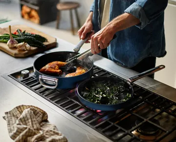 Space non stick stekpanna 2 delar - Blå - Joseph Joseph