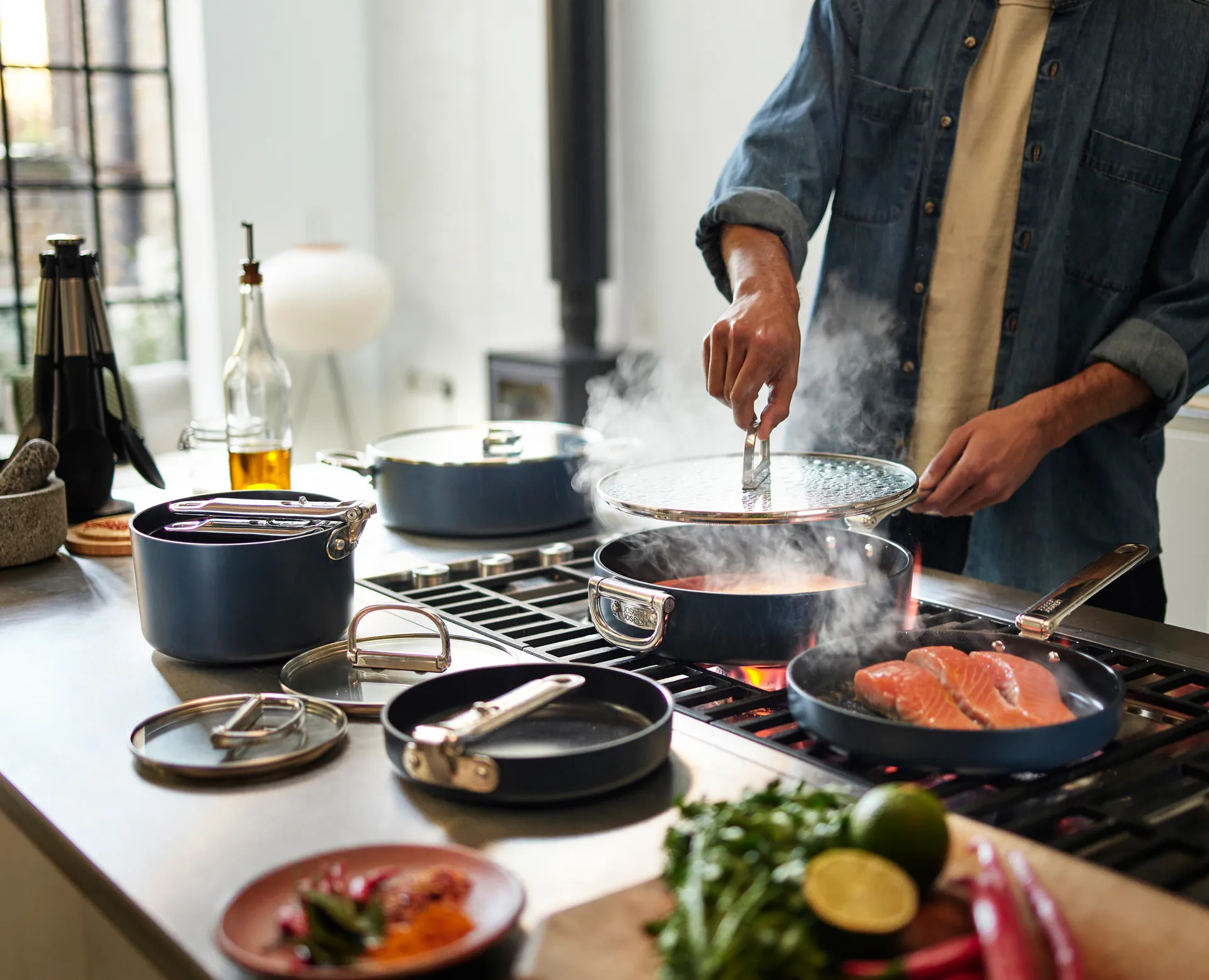 Space non stick stekpanna, Ø24 cm Joseph Joseph