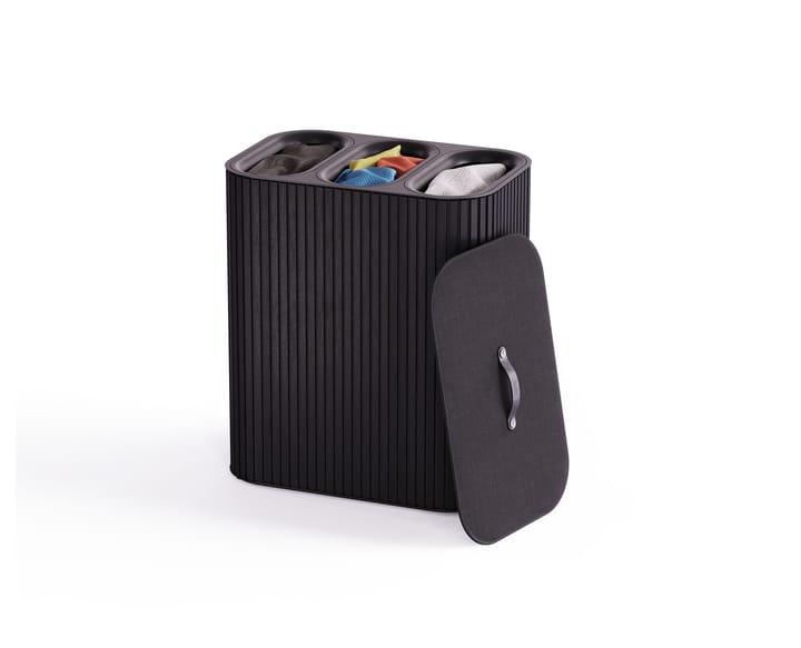 Tota Trio Luxe tvättkorg 90 L, Black Joseph Joseph