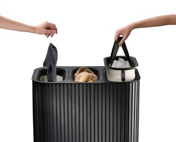 Tota Trio Luxe tvättkorg 90 L - Black - Joseph Joseph