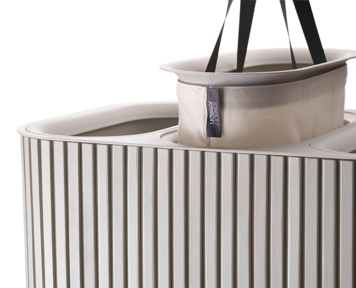 Tota Trio Luxe tvättkorg 90 L, Ecru Joseph Joseph