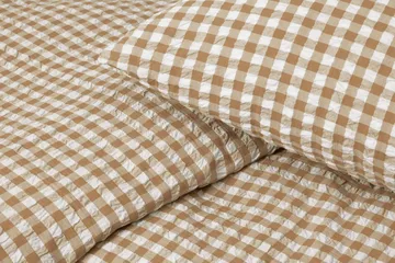 Bæk&Bølge bäddset 150x210 cm - Karamell-offwhite - Juna