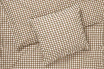 Bæk&Bølge bäddset 220x220 cm - Karamell-offwhite - Juna