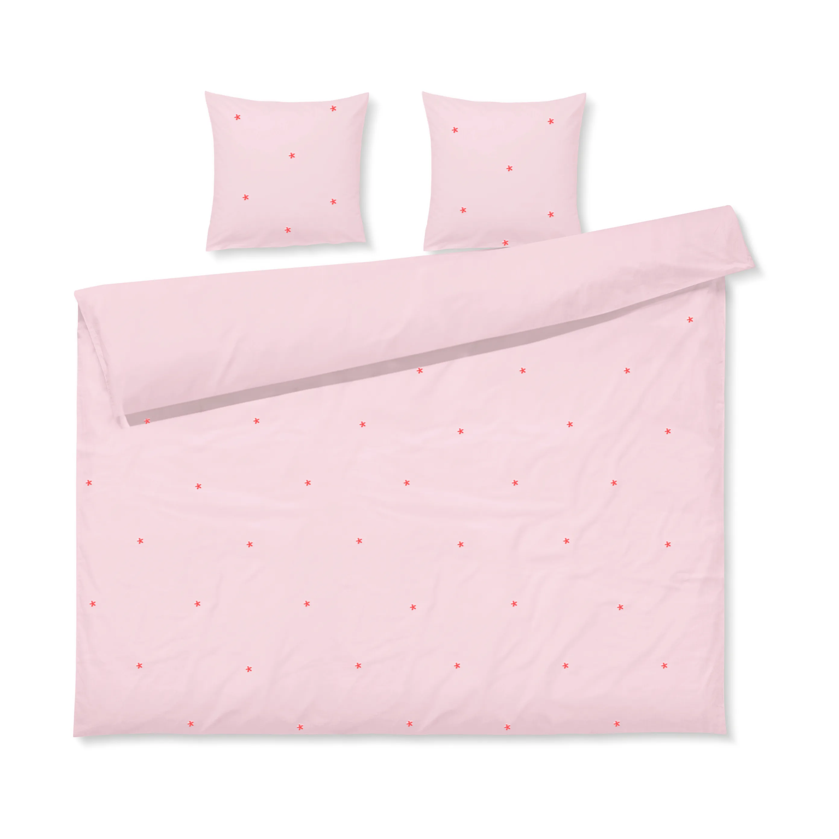 Daisy bäddset 220x220 cm, Pink