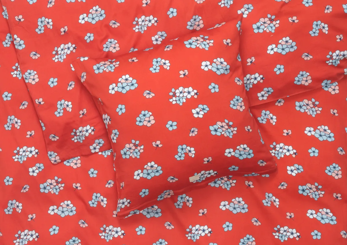 Grand Pleasantly bäddset 150x210 cm, Chili Juna